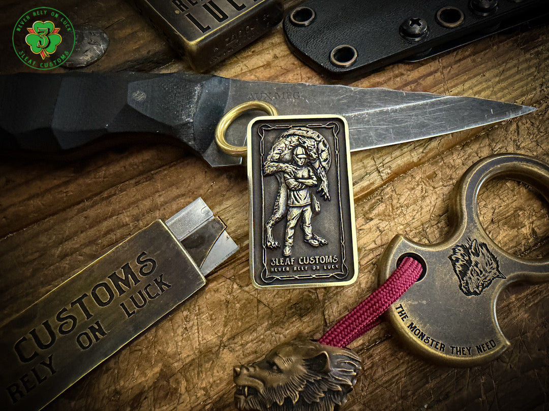 Special 3D Engraved & Night Vision- Imminent Danger Tag