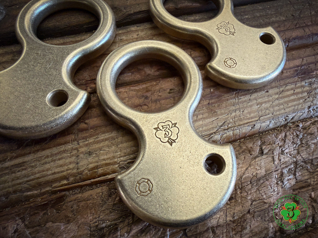 "Low Pro" No Luck Charms- Solid Brass (Various Finishes)