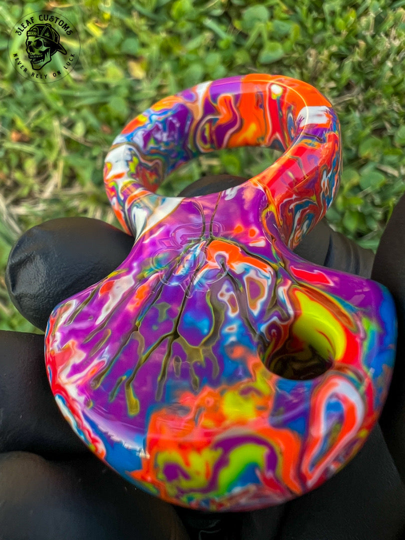 "Color Explosion" No Luck Charm & Bead ('Burnt End')