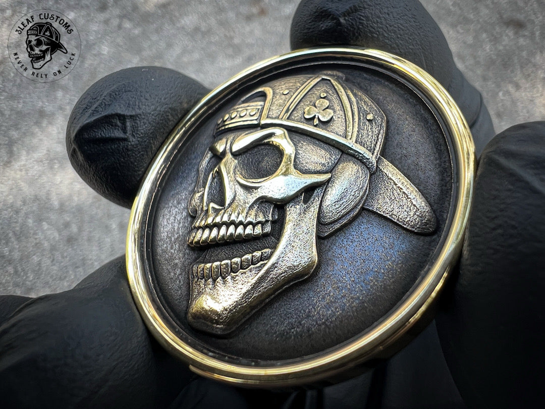 Kingman Turquoise & 3D Skull Challenge Coin