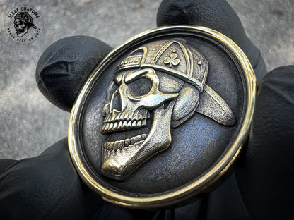 Kingman Turquoise & 3D Skull Challenge Coin