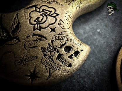 "Tattooed" Low Pro No Luck Charm & Bead