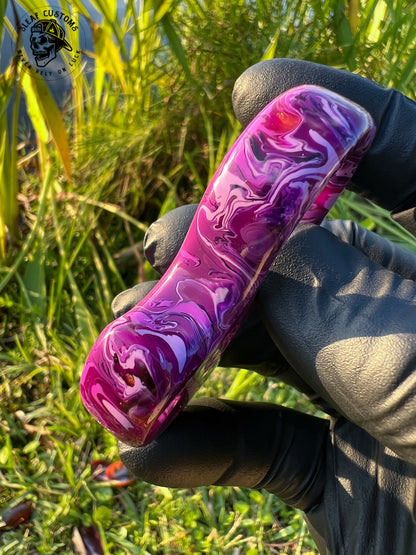 "Purple Haze" No Luck Charm & Bead (Burnt End)