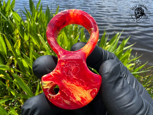 "Fully Involved" No Luck Charm (kaotic artworks resin)