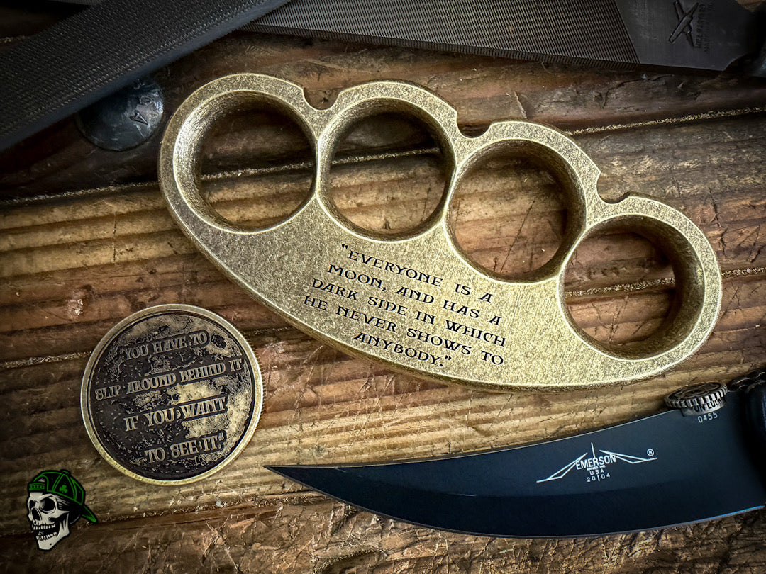 "Dark Side" Xtrme Low Pro Bear Paw & Coin- Handmade w/Reeded Crowns