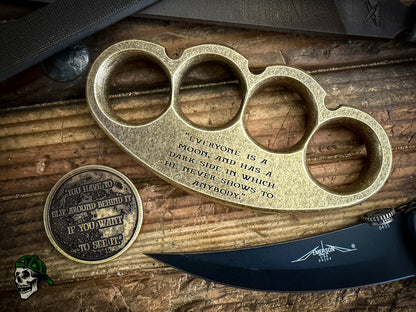"Dark Side" Xtrme Low Pro Bear Paw & Coin- Handmade w/Reeded Crowns
