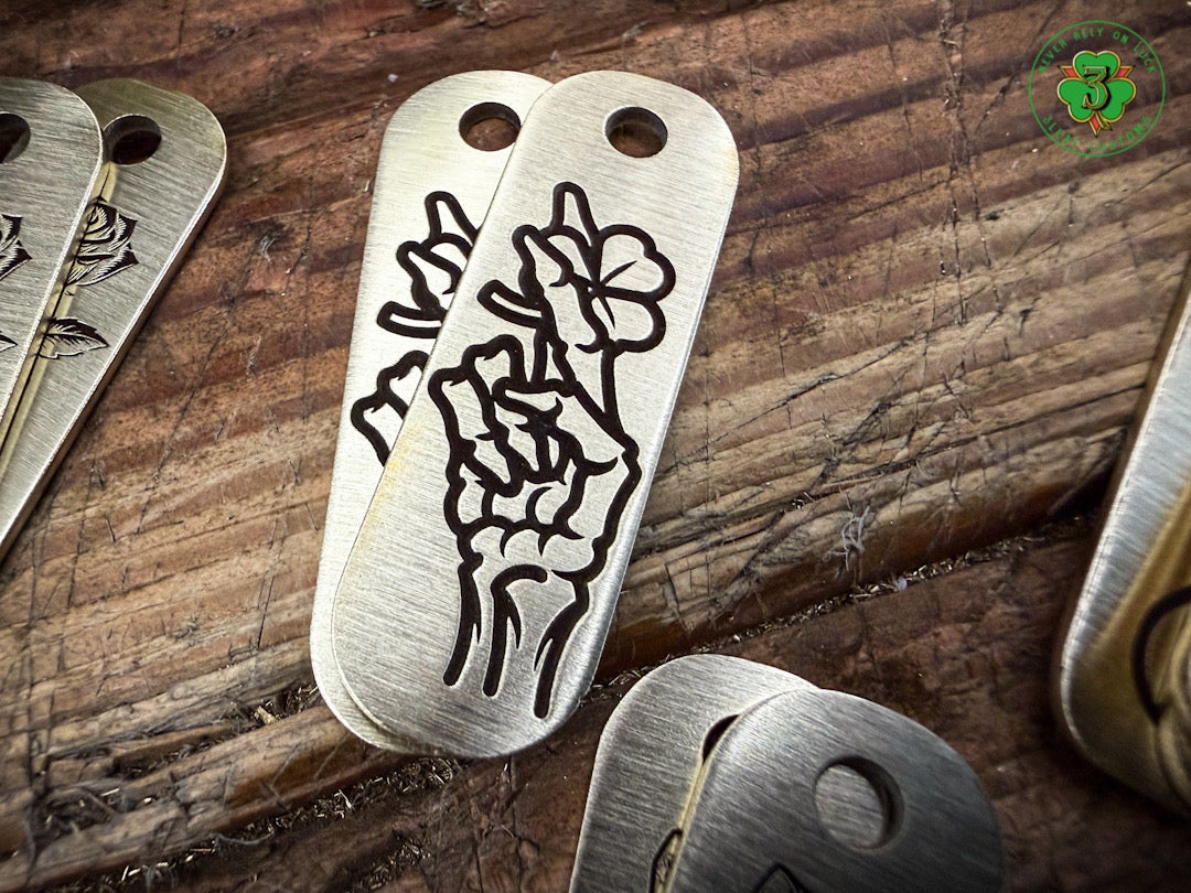 Handmade Brass Keychains (customizable)