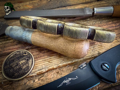 "Dark Side" Xtrme Low Pro Bear Paw & Coin- Handmade w/Reeded Crowns