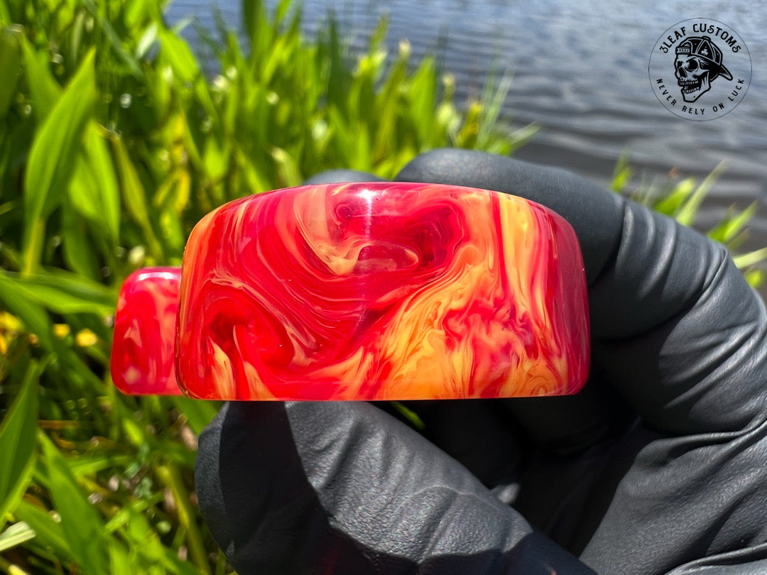 "Fully Involved" No Luck Charm (kaotic artworks resin)