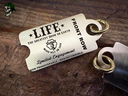 Handmade Brass Keychains
