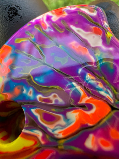 "Color Explosion" No Luck Charm & Bead ('Burnt End')