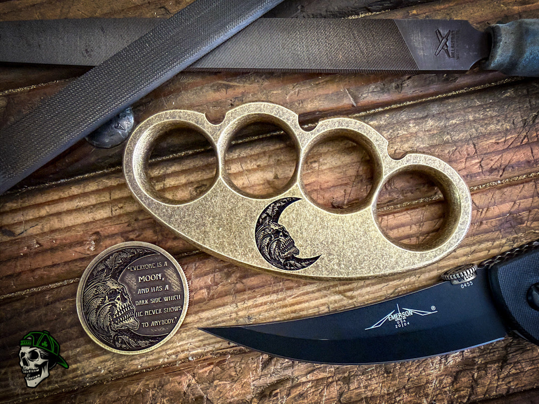 "Dark Side" Xtrme Low Pro Bear Paw & Coin- Handmade w/Reeded Crowns