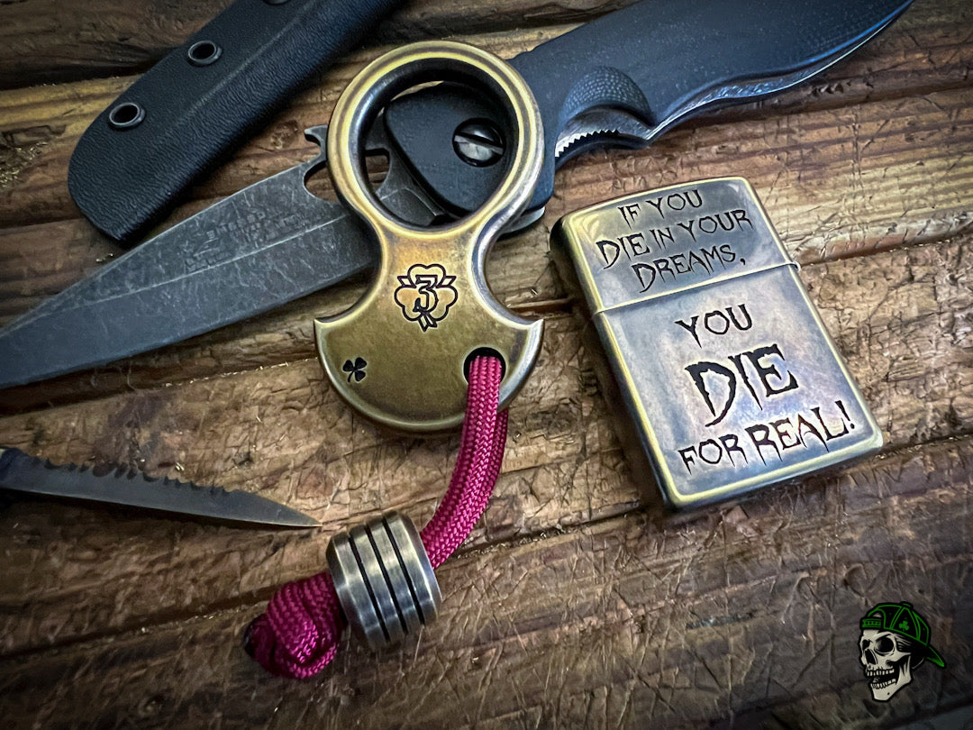 "Freddy" No Luck Charm, Bead, & Zippo