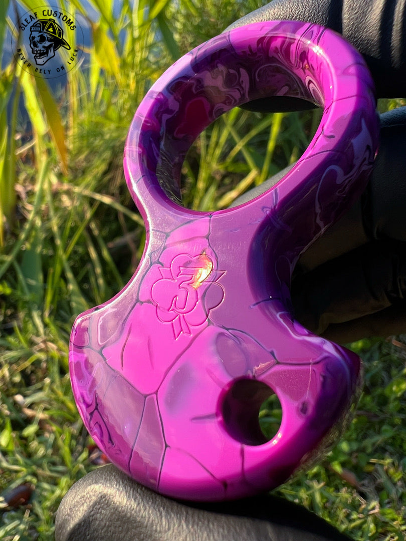 "Purple Haze" No Luck Charm & Bead (Burnt End)