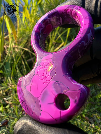 "Purple Haze" No Luck Charm & Bead (Burnt End)