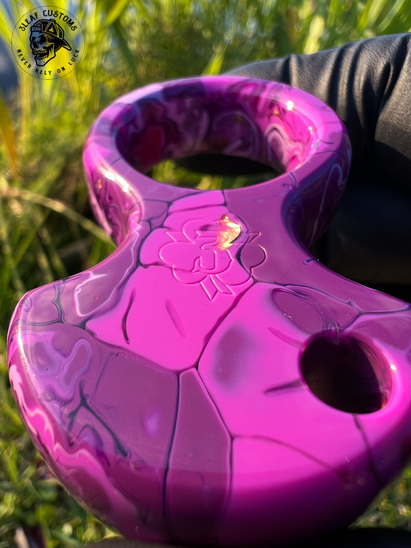 "Purple Haze" No Luck Charm & Bead (Burnt End)