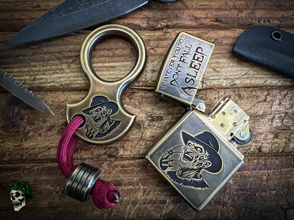 "Freddy" No Luck Charm, Bead, & Zippo