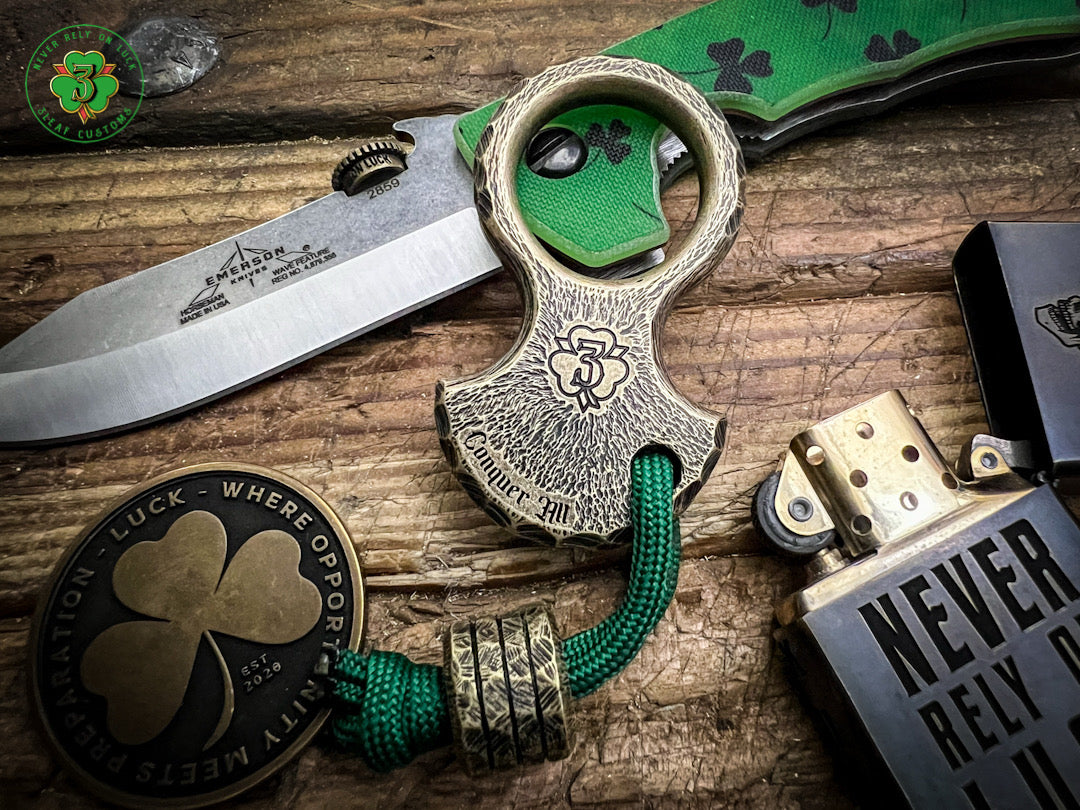 V2 Celtic Cross No Luck Charm w/ Sunburst Texturing & Rockwork