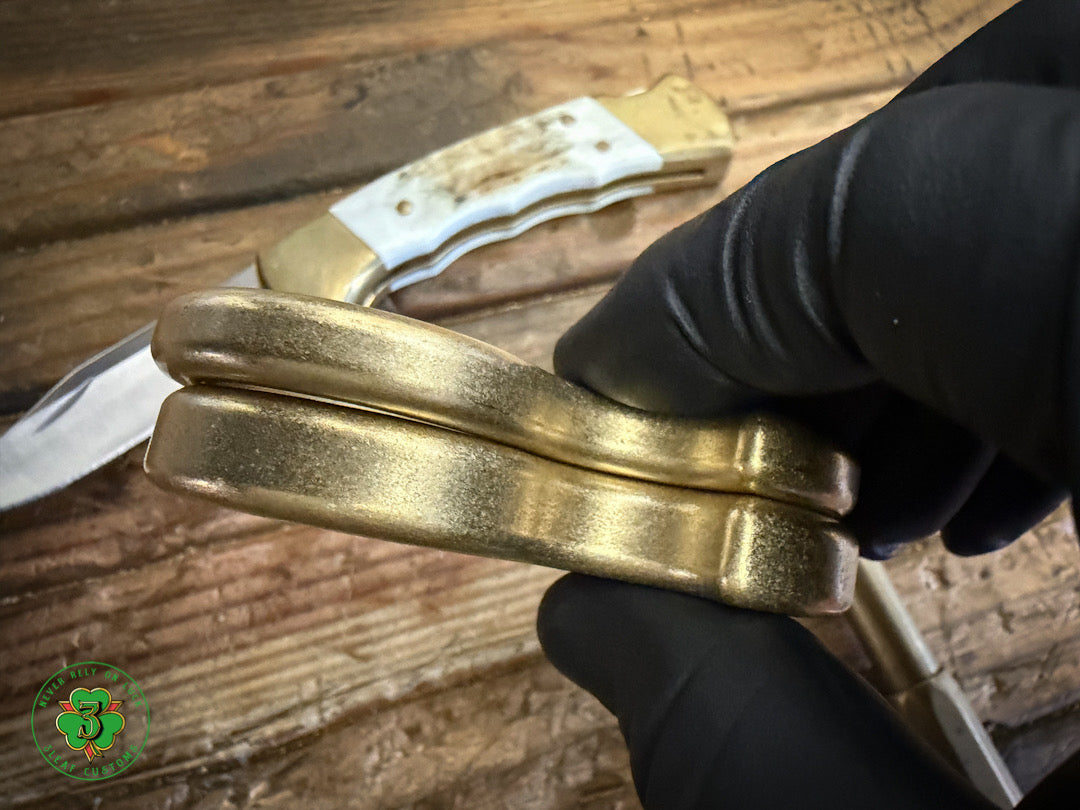 CNC No Luck Charms- Solid Brass (Standard Thickness*) Various Finishes