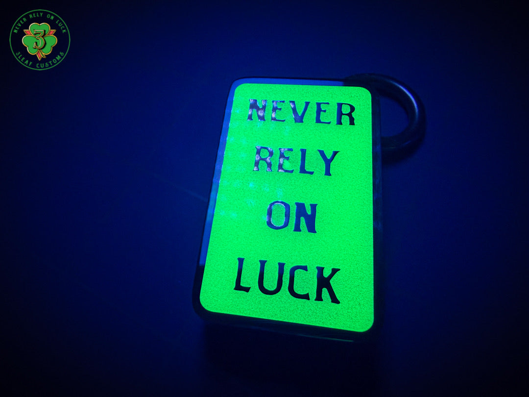 Special 3D Engraved & Night Vision- Imminent Danger Tag