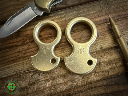 CNC No Luck Charms- Solid Brass (Standard Thickness*) Various Finishes