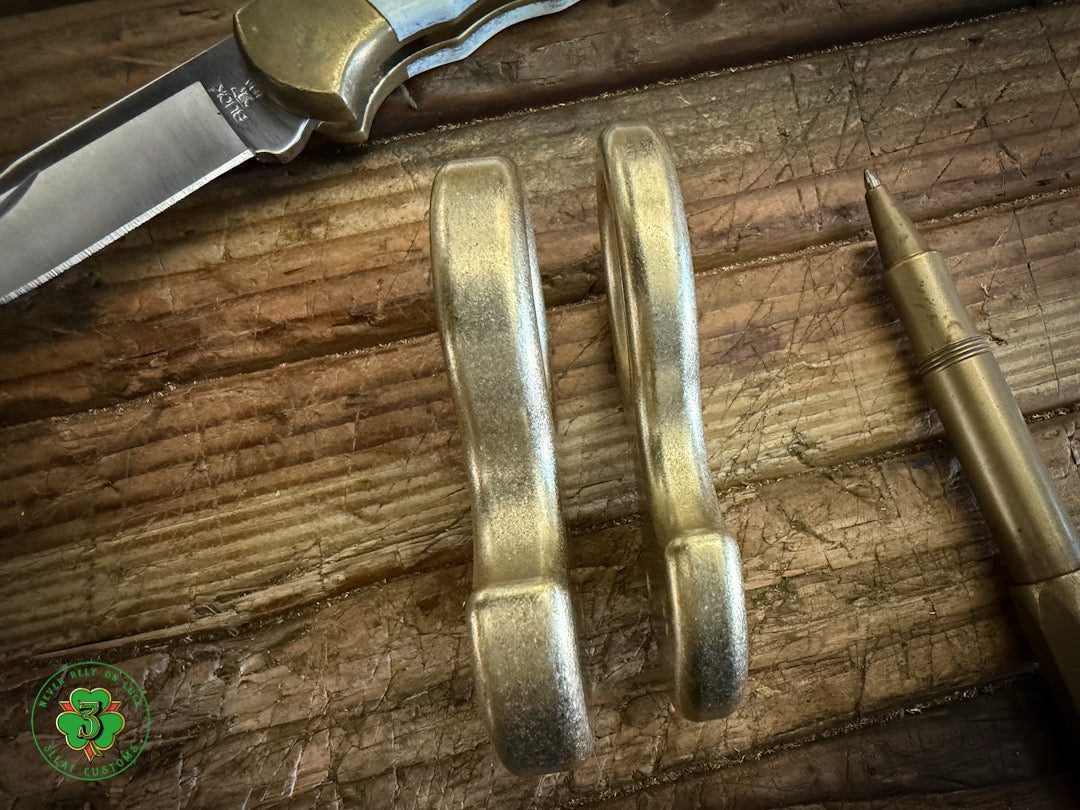 CNC No Luck Charms- Solid Brass (Standard Thickness*) Various Finishes