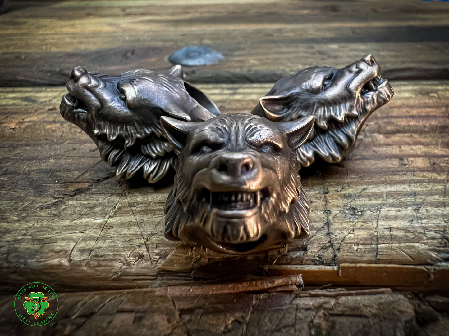 The "Monster Within" 3Leaf Werewolf Bead