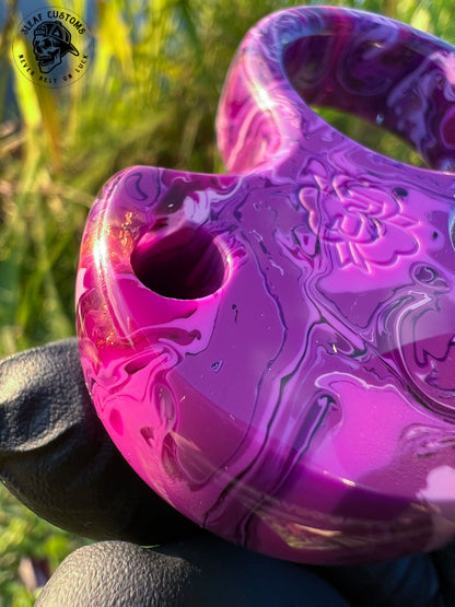 "Purple Haze" No Luck Charm & Bead (Burnt End)