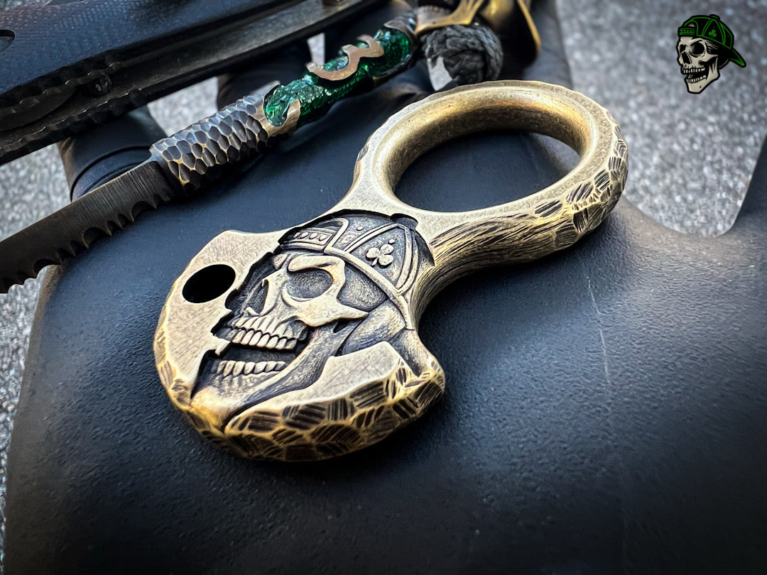 V2 No Luck Charm w/ 3D 3LC Skull & Rock Work Finish