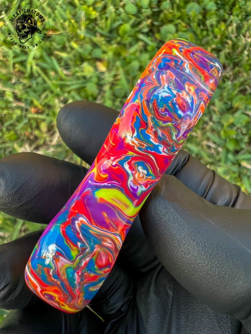 "Color Explosion" No Luck Charm & Bead ('Burnt End')