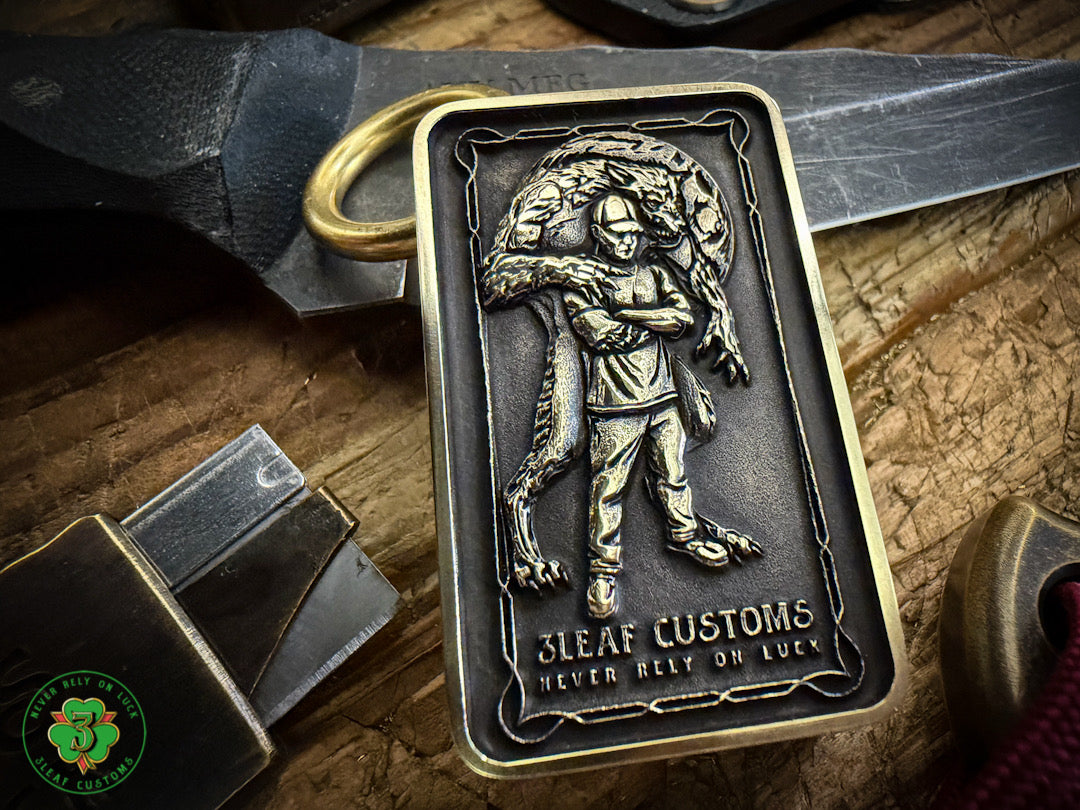 Special 3D Engraved & Night Vision- Imminent Danger Tag