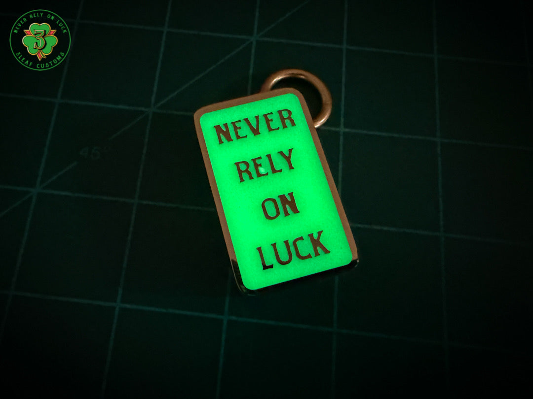 Special 3D Engraved & Night Vision- Imminent Danger Tag