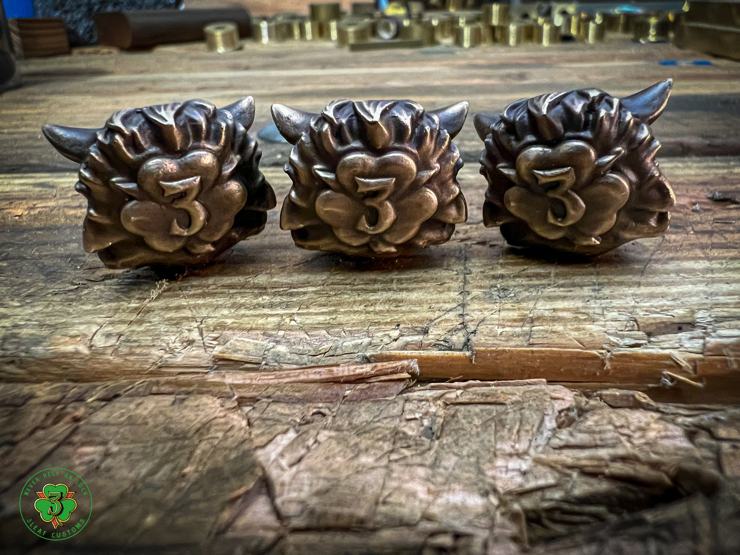 The "Monster Within" 3Leaf Werewolf Bead