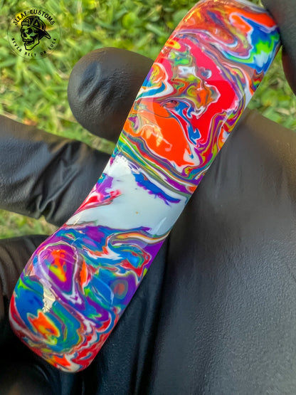 "Color Explosion" No Luck Charm & Bead ('Burnt End')