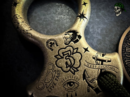 "Tattooed" Low Pro No Luck Charm & Bead
