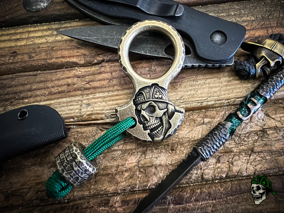 V2 No Luck Charm w/ 3D 3LC Skull & Rock Work Finish