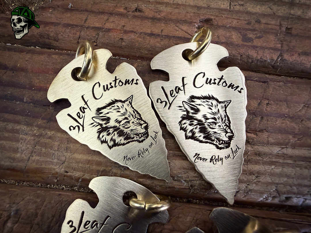 Handmade Brass Keychains