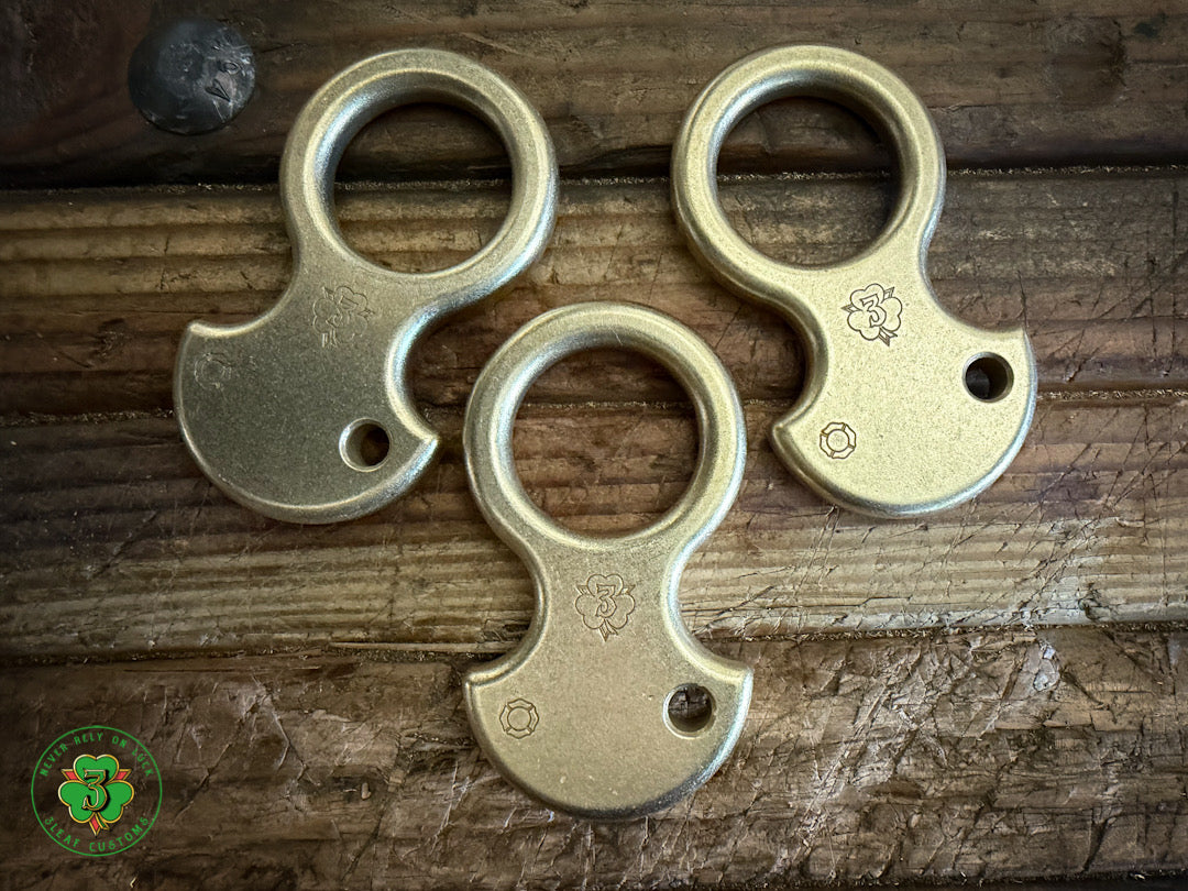 "Low Pro" No Luck Charms- Solid Brass (Various Finishes)