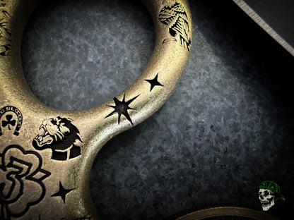 "Tattooed" Low Pro No Luck Charm & Bead