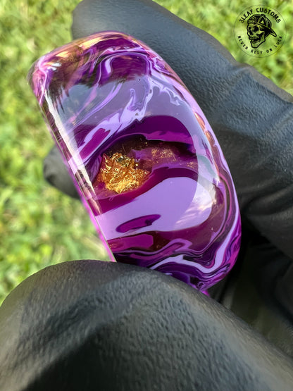 "Purple Haze" No Luck Charm & Bead (Burnt End)