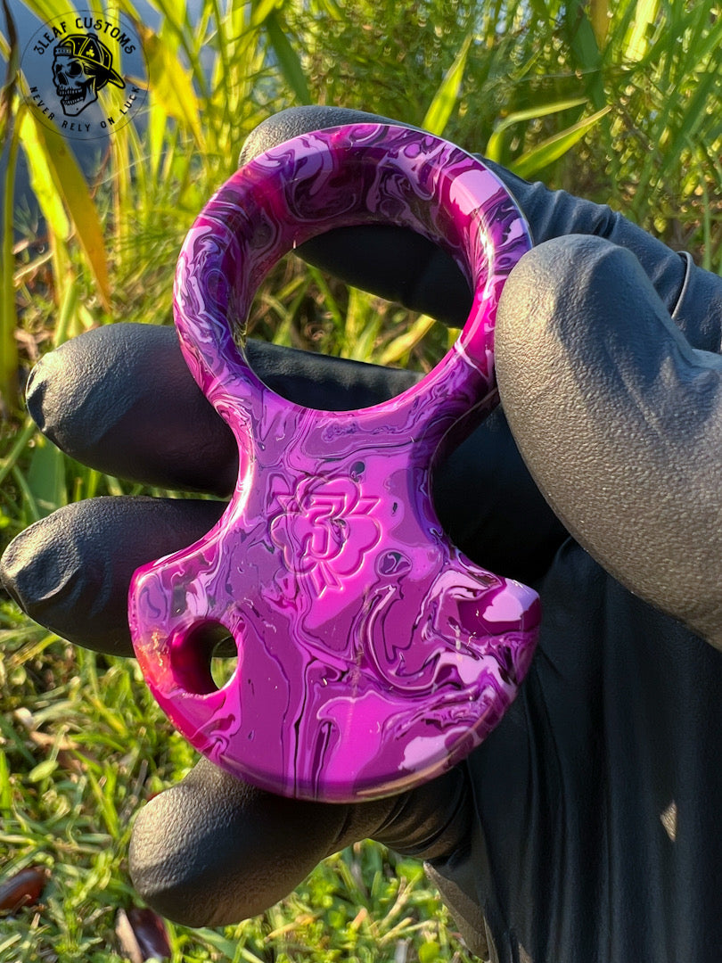 "Purple Haze" No Luck Charm & Bead (Burnt End)