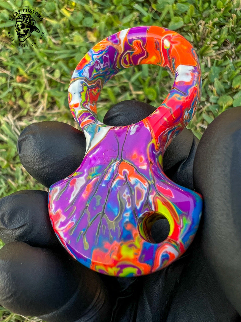 "Color Explosion" No Luck Charm & Bead ('Burnt End')