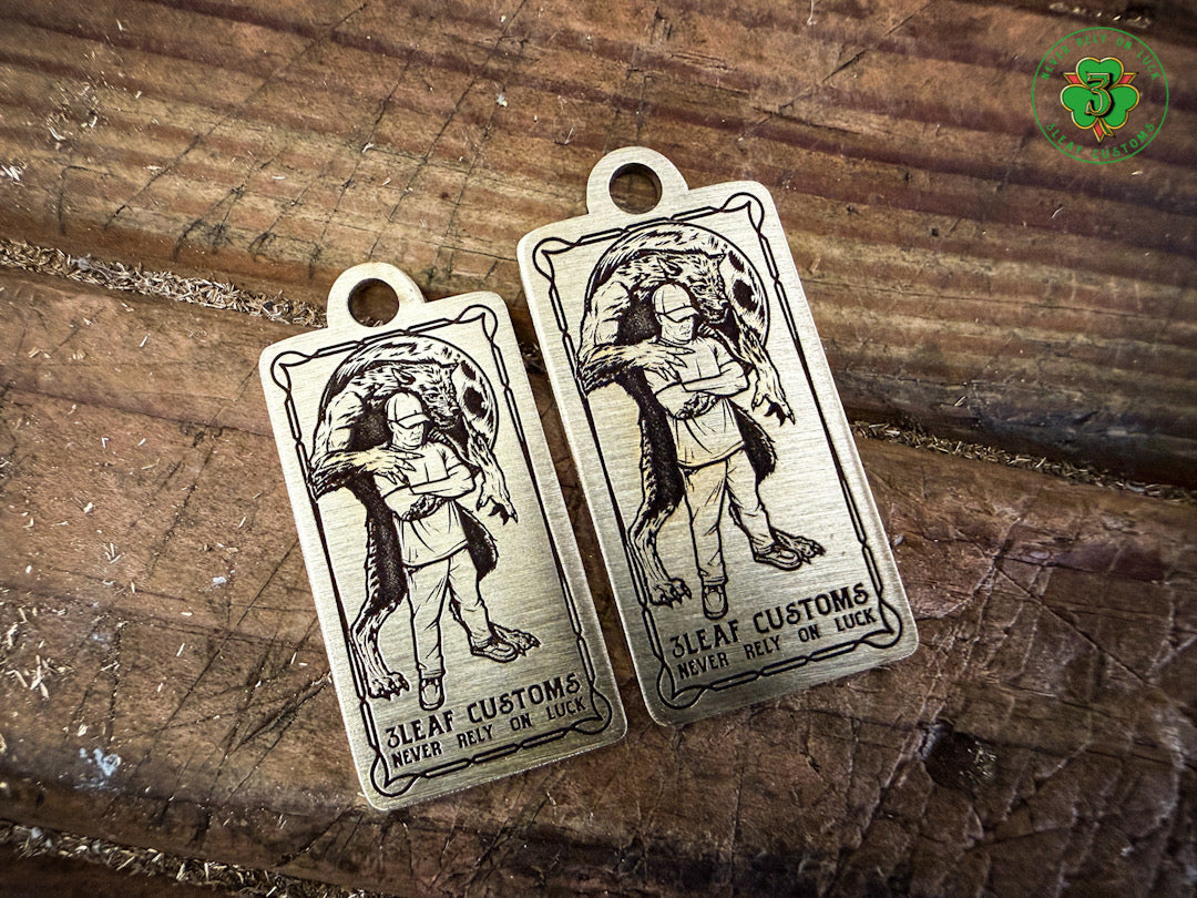 Handmade Brass Keychains (customizable)