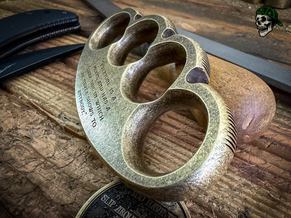 "Dark Side" Xtrme Low Pro Bear Paw & Coin- Handmade w/Reeded Crowns