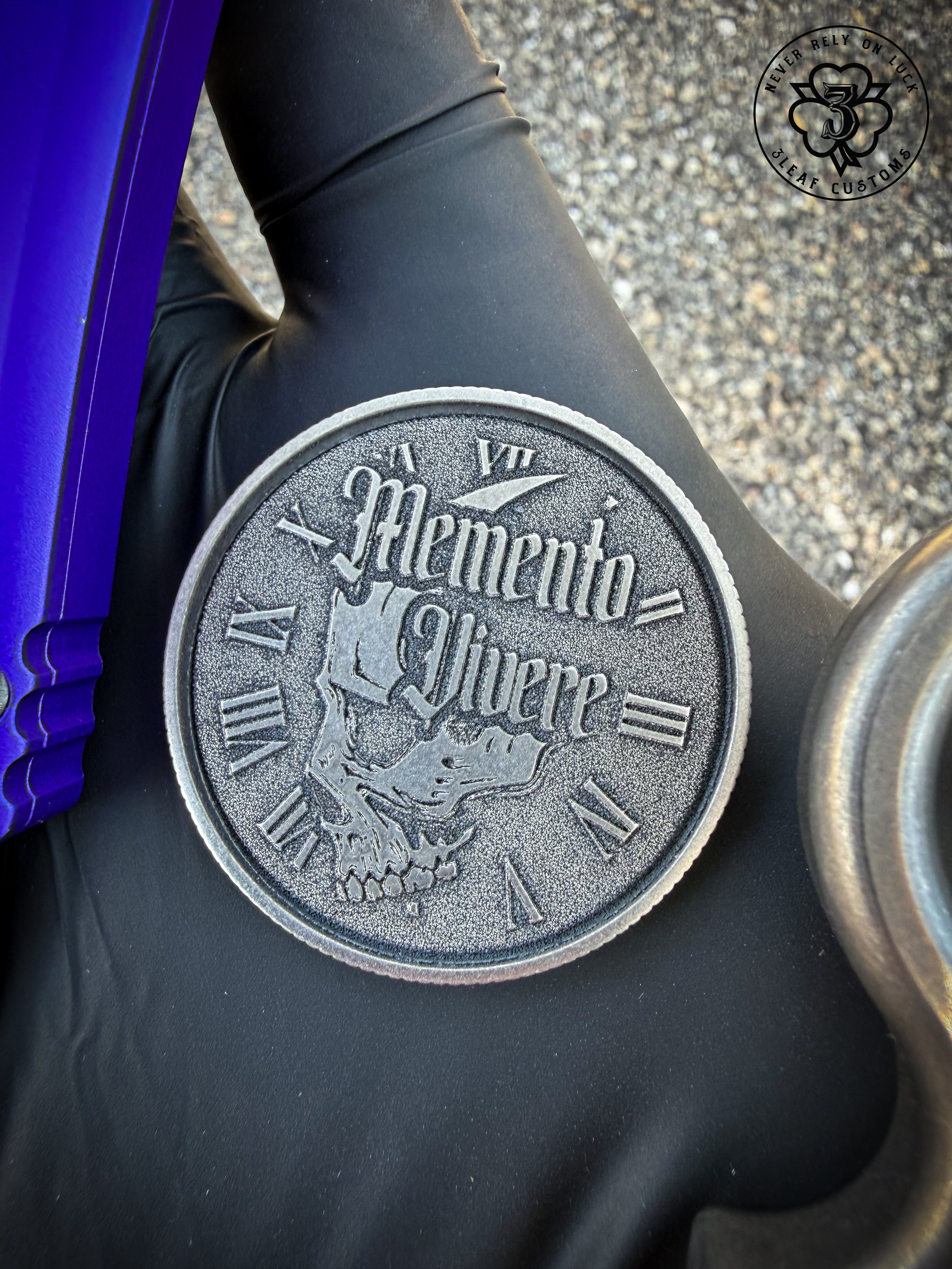 3LC Memento Coin - Brass or Titanium