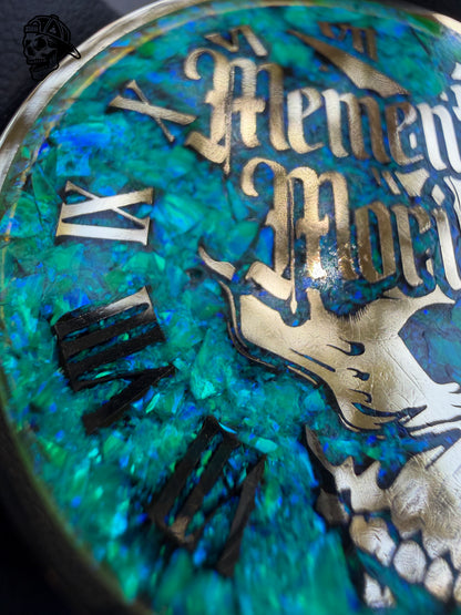 Nuclear Green Opal & Brass Memento Coin (UV Reactive)