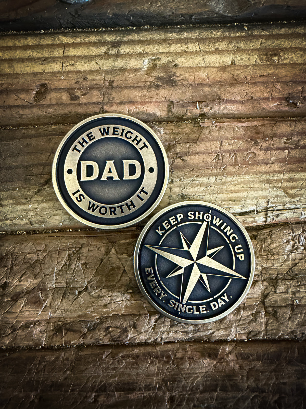 "True North" - Dad/Mom Coin
