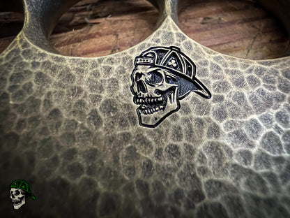 Handmade Bear Paw- Hammered, Blackened & Stonewashed