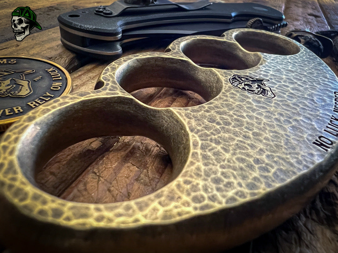 Handmade Bear Paw- Hammered, Blackened & Stonewashed