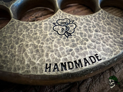 Handmade Bear Paw- Hammered, Blackened & Stonewashed